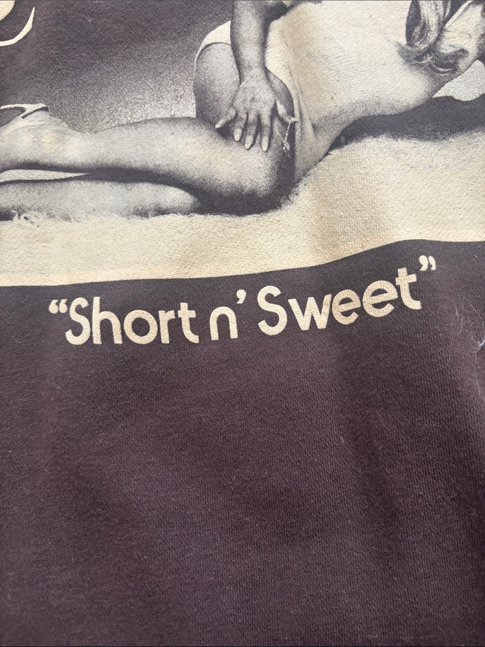 Sabrina Carpenter Brown Graphic Sweatshirt - Picture 2 of 4